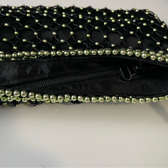 Vintage Beaded Black Purse - Picture 5 of 8